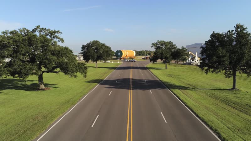 Core Stage for Artemis II Rocket Moved to Pegasus Barge for Departure to Kennedy Space Center